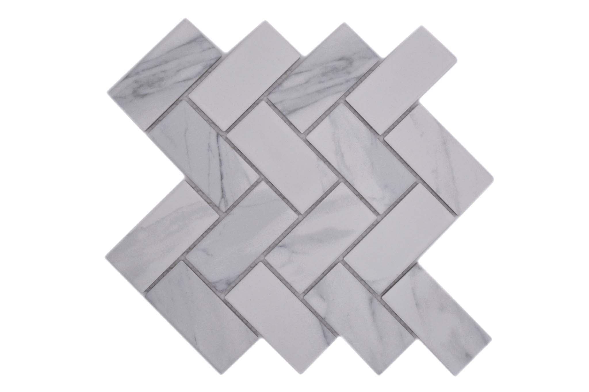 Mosaik Vit Göteborg - 003 | 0,077 m²/ark