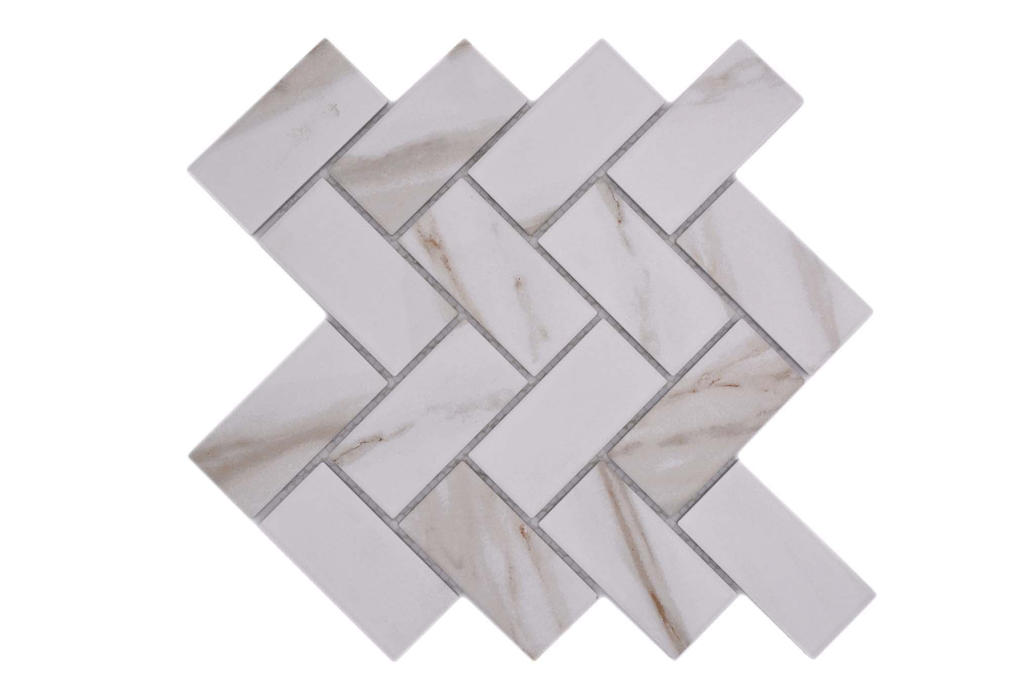 Mosaik Vit Åhus - 005 | 0,077 m²/ark