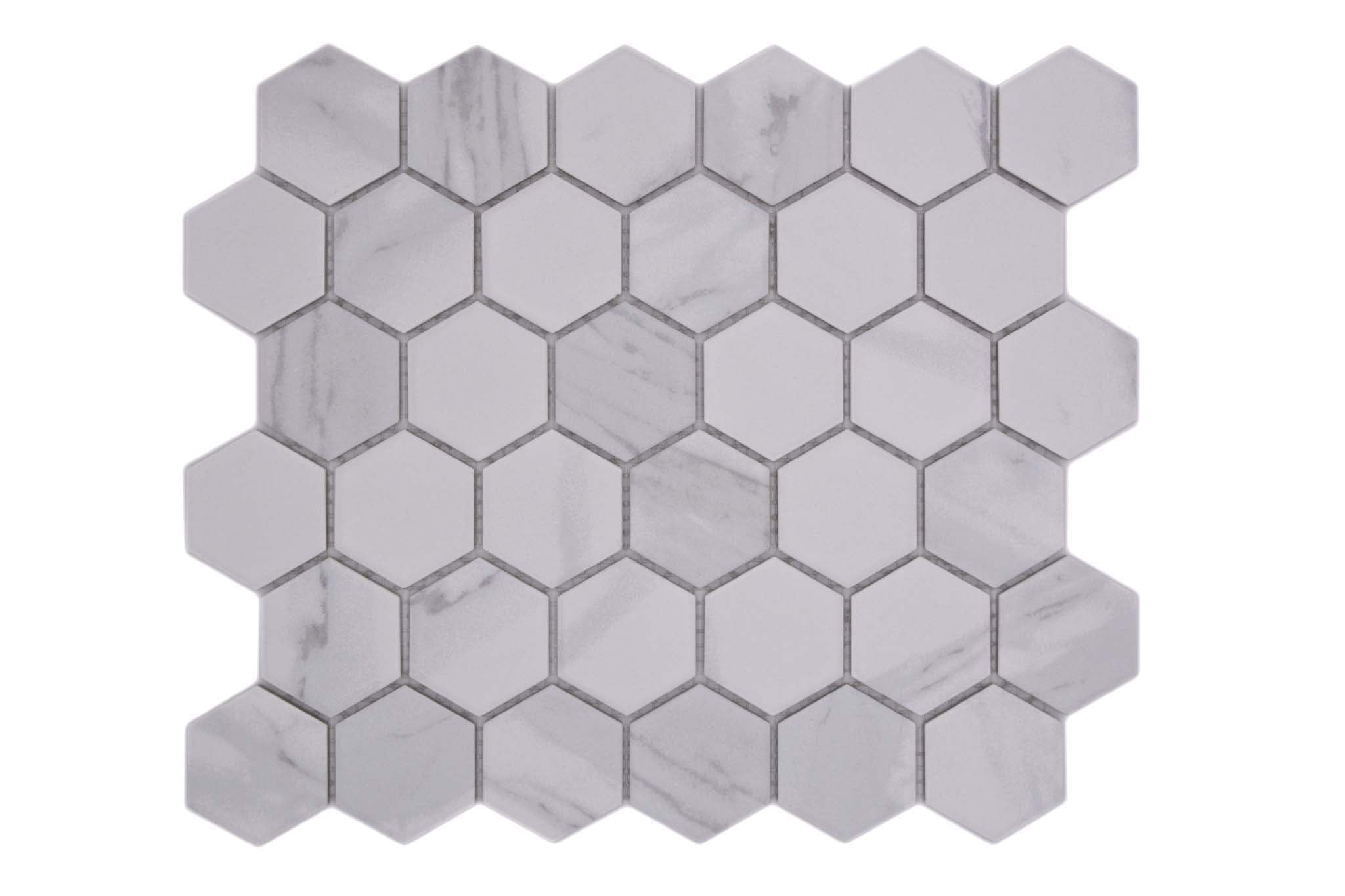 Mosaik Vit Göteborg - 004 | 0,092 m²/ark