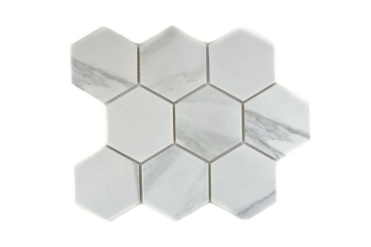 Mosaik Vit Göteborg - 005 | 0,076 m²/ark