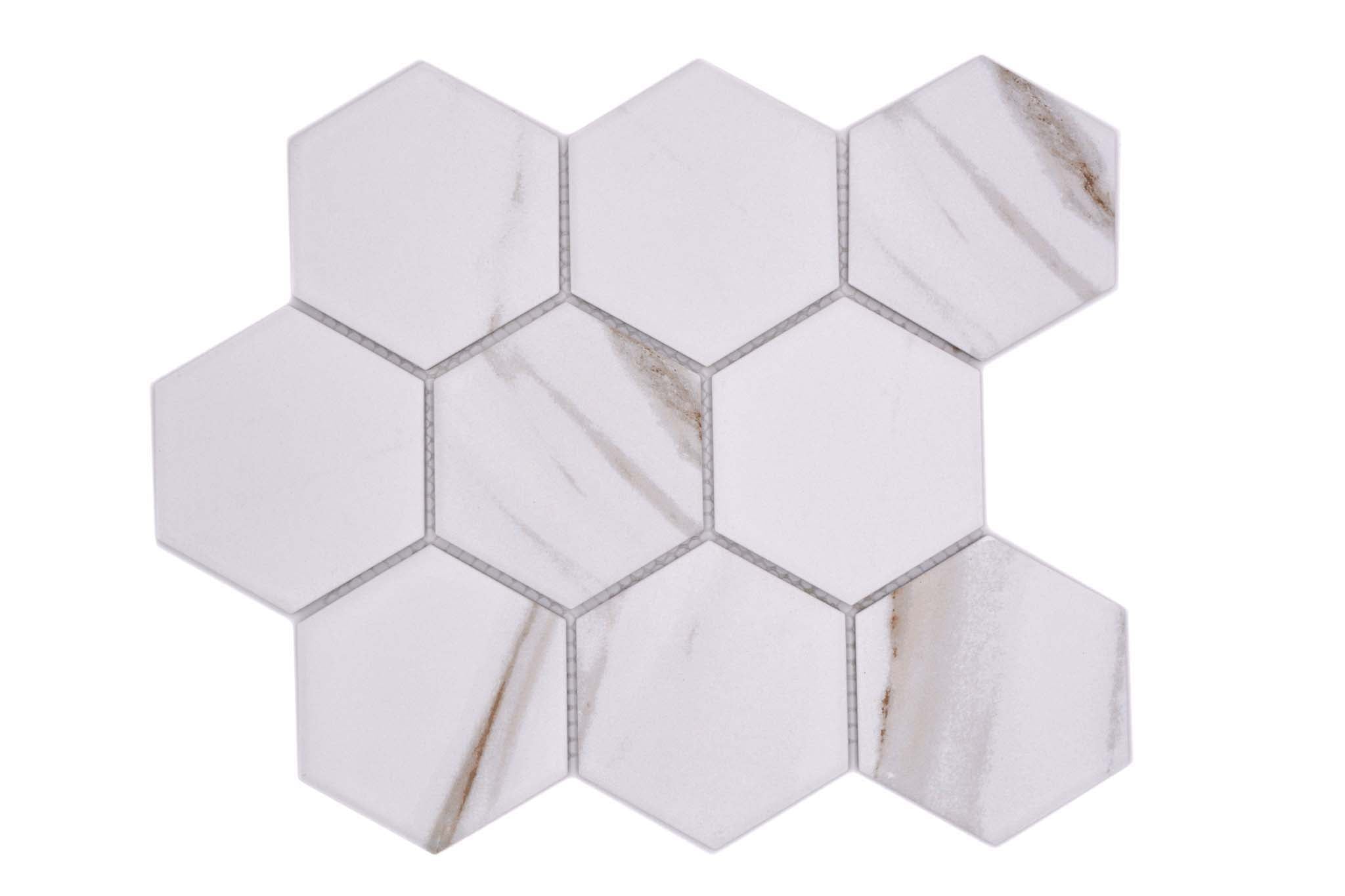 Mosaik Vit Åhus - 007 | 0,076 m²/ark