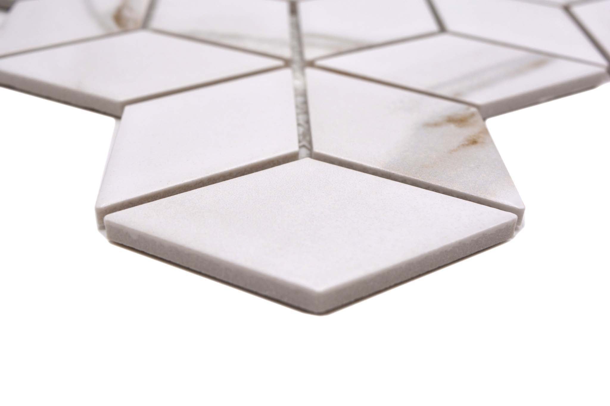 Mosaik Vit Åhus - 009 | 0,081 m²/ark