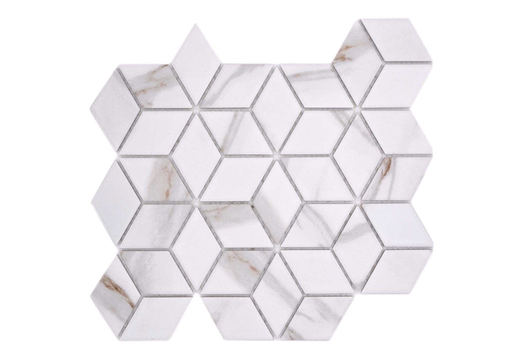 Mosaik Vit Åhus - 009 | 0,081 m²/ark