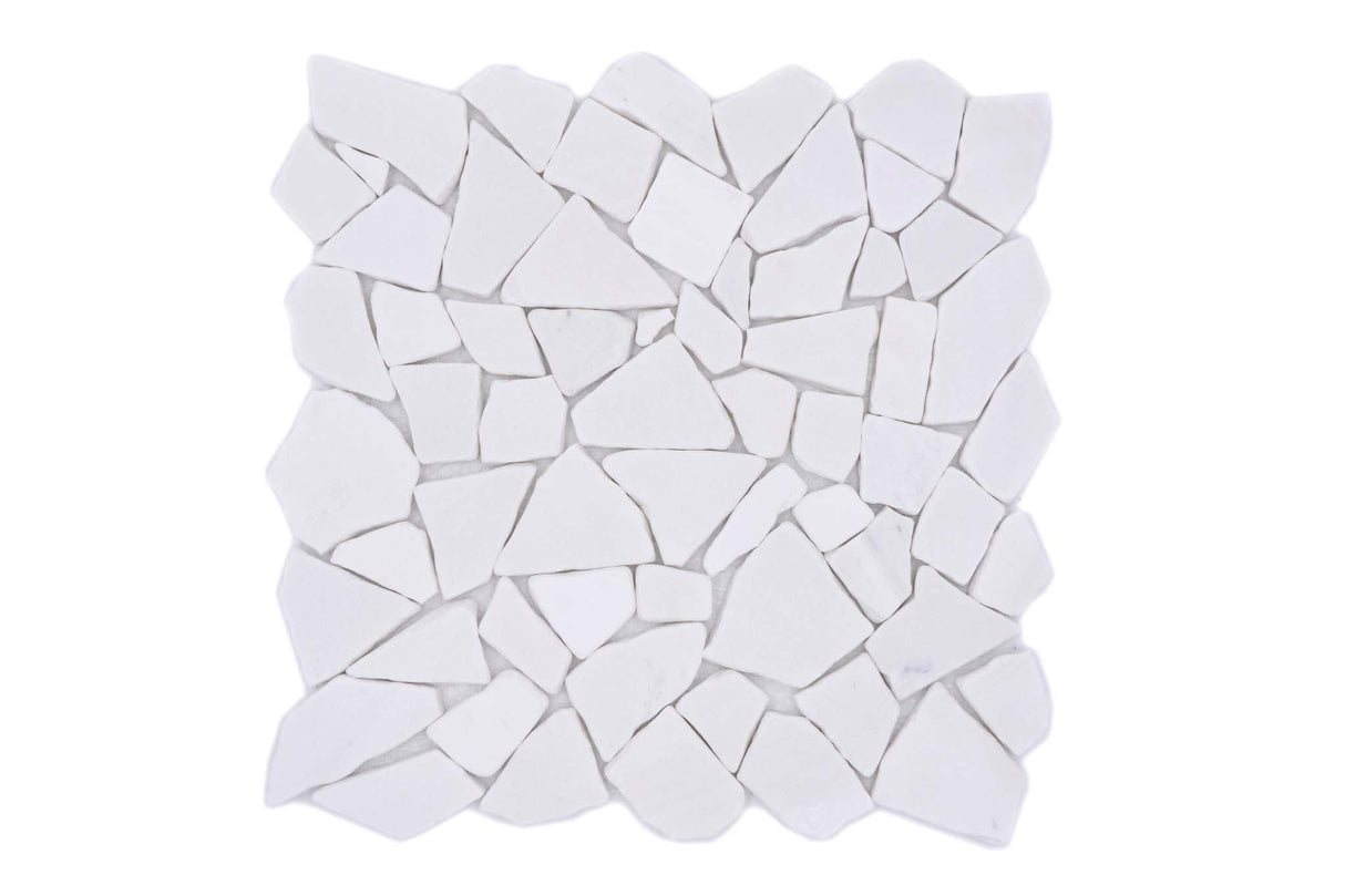 Mosaik Vit Stockholm - 001 | 0,1 m²/ark
