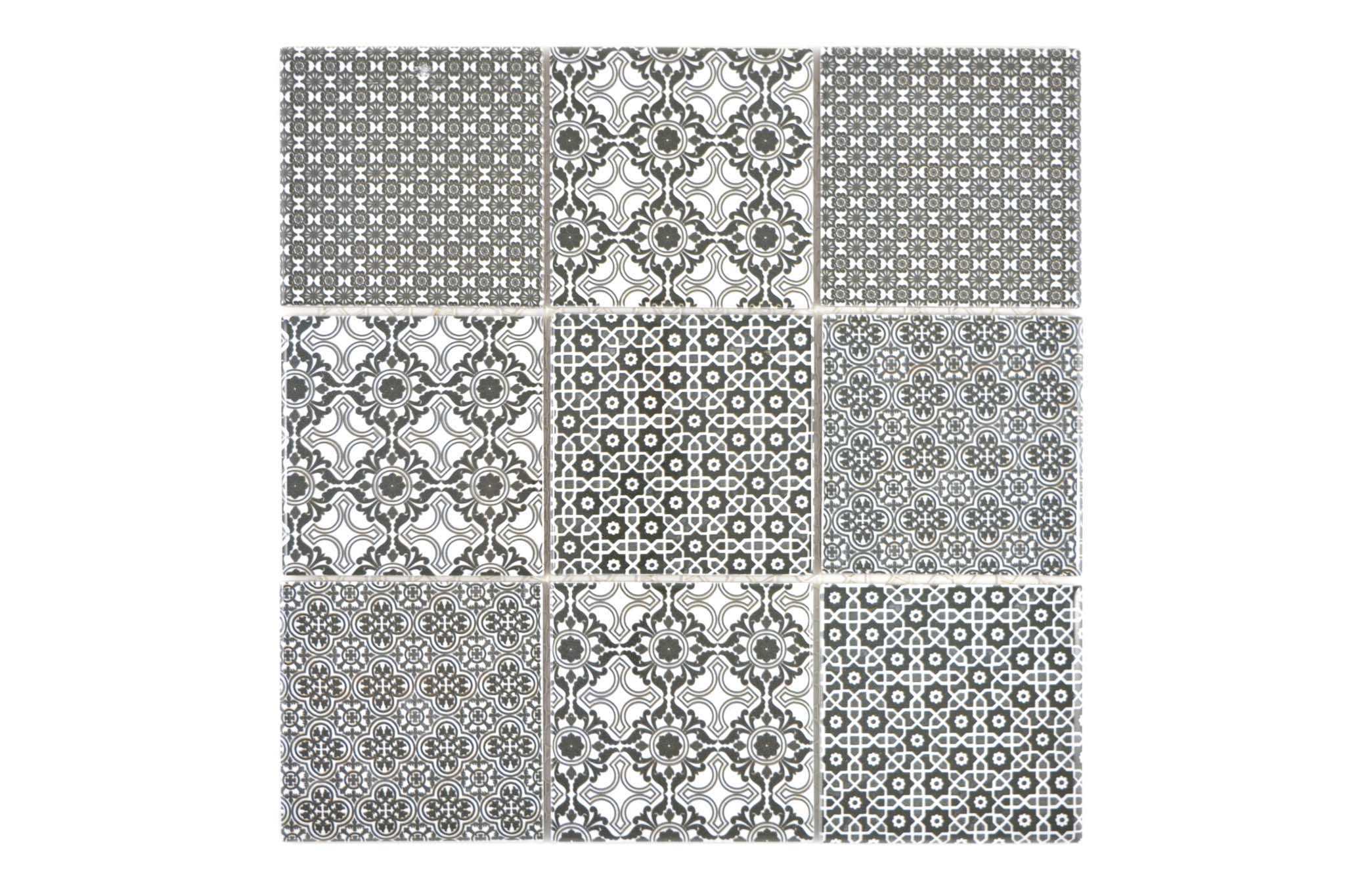 Mosaik Svart Falkenberg - 015 | 0,089 m²/ark