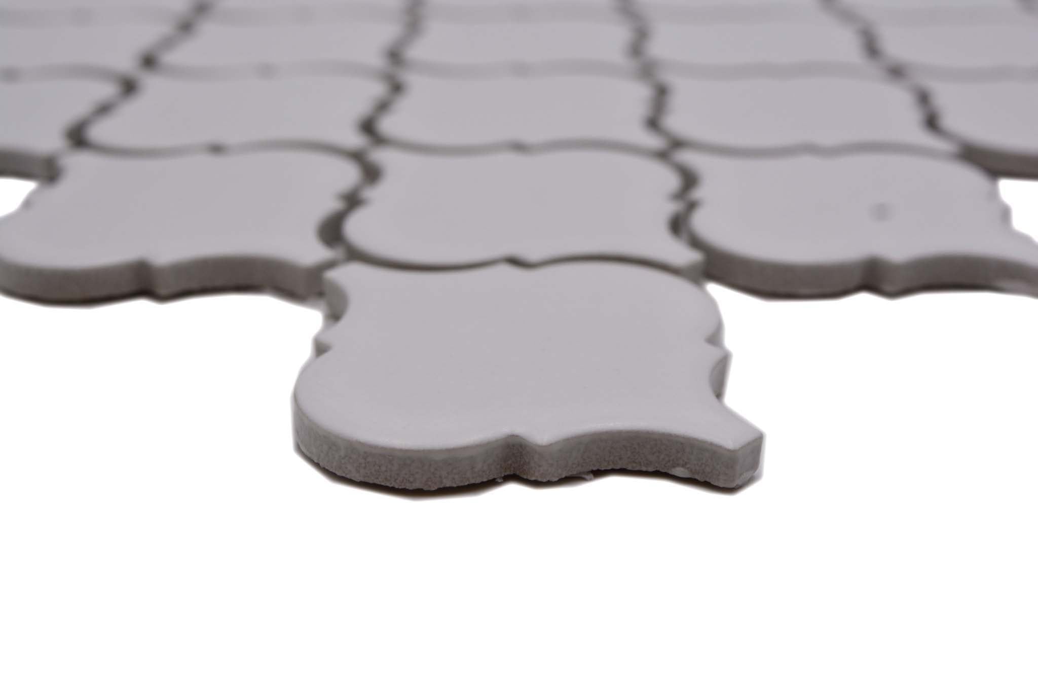 Mosaik Vit Kristiansand - 001 | 0,072 m²/ark