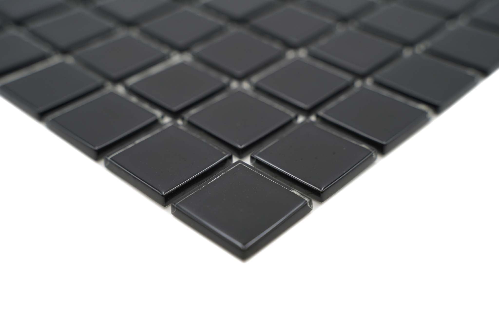 Mosaik Svart Larvik - 004 | 0,099 m²/ark