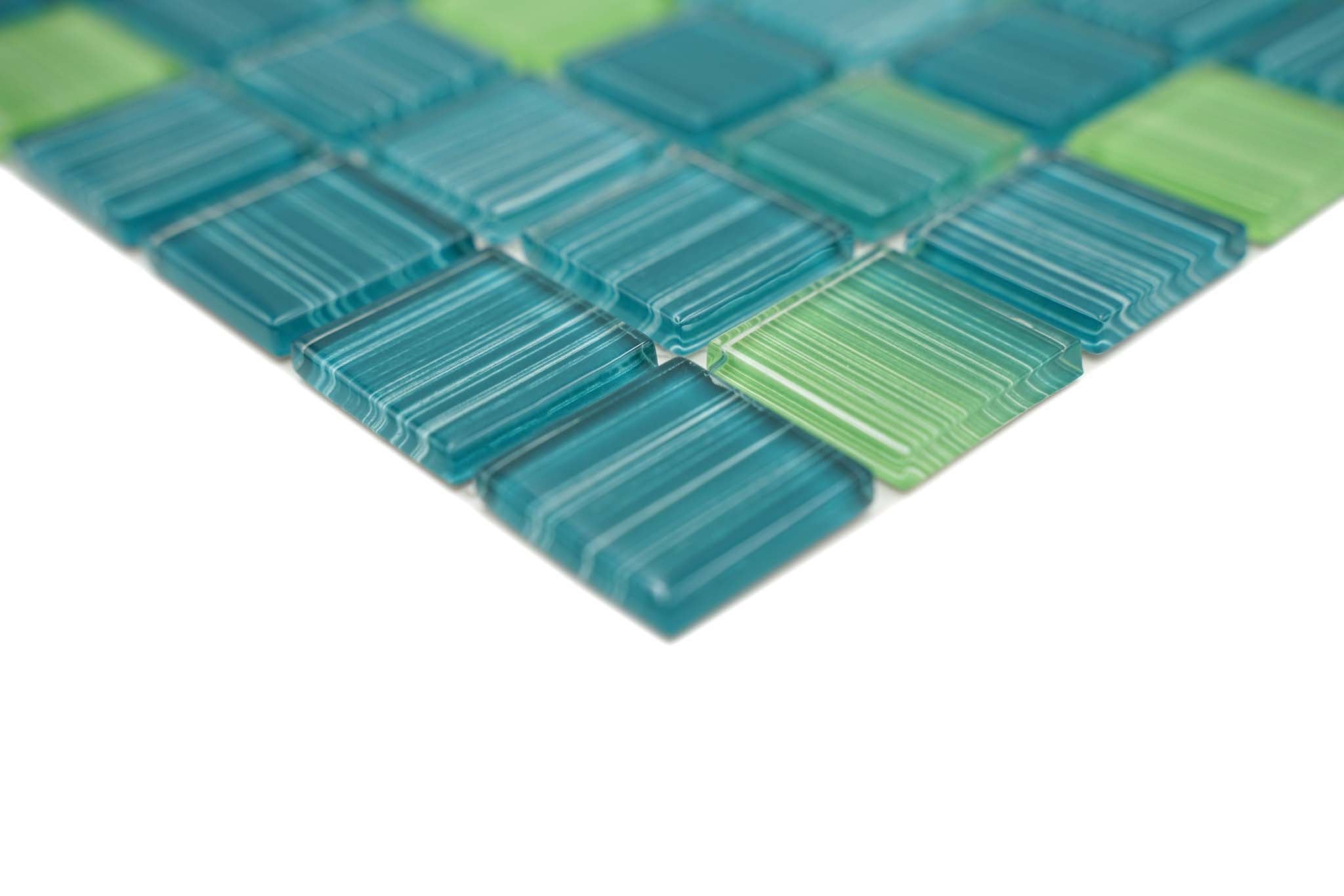 Mosaik Grön Trosa - 001 | 0,099 m²/ark