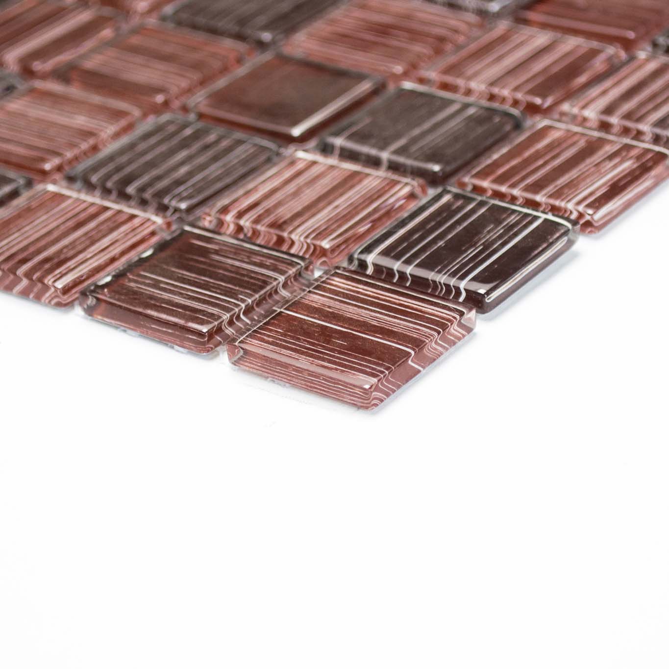 Mosaik Brun Trosa - 002 | 0,099 m²/ark