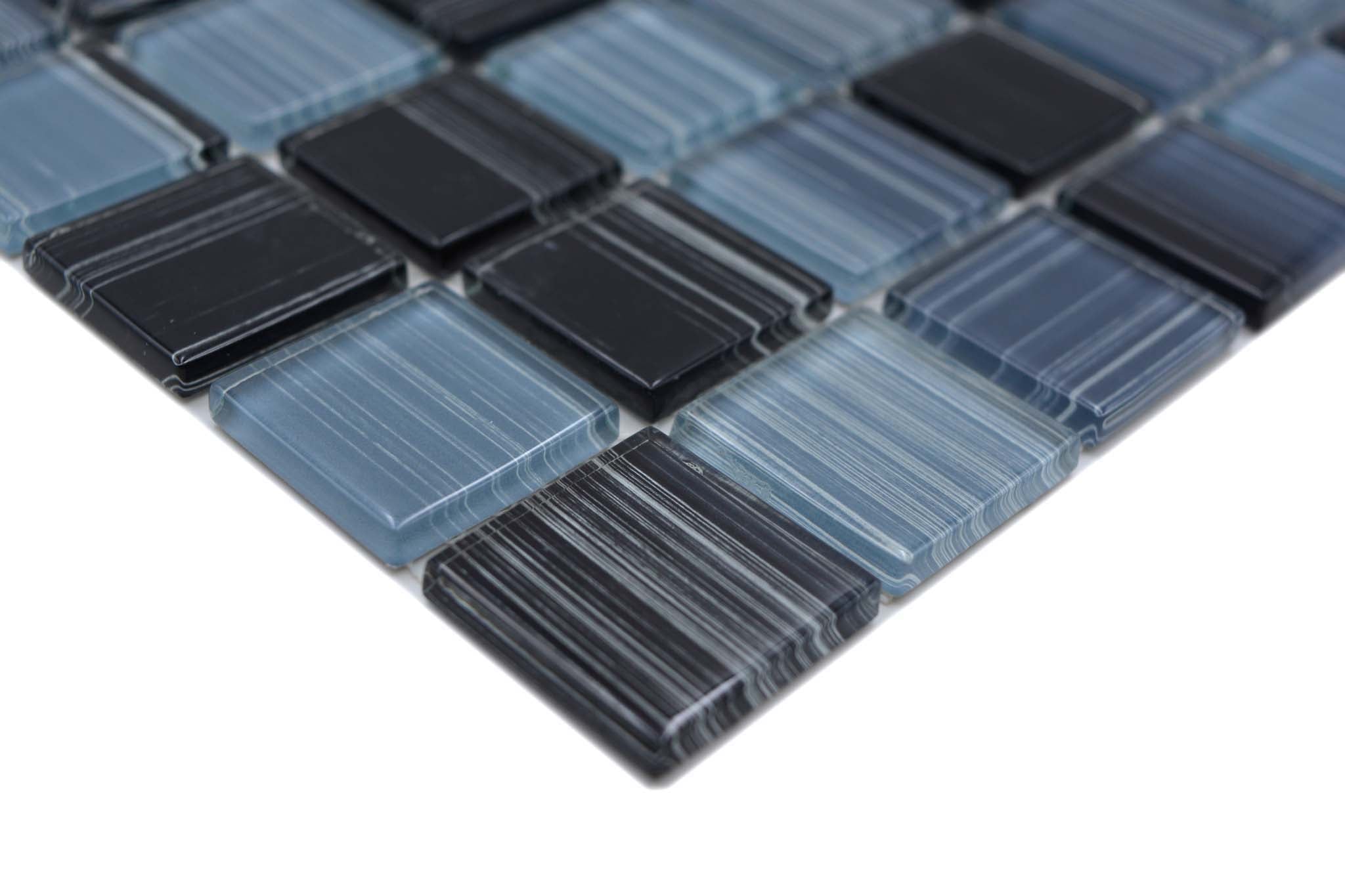 Mosaik Svart Trosa - 005 | 0,099 m²/ark