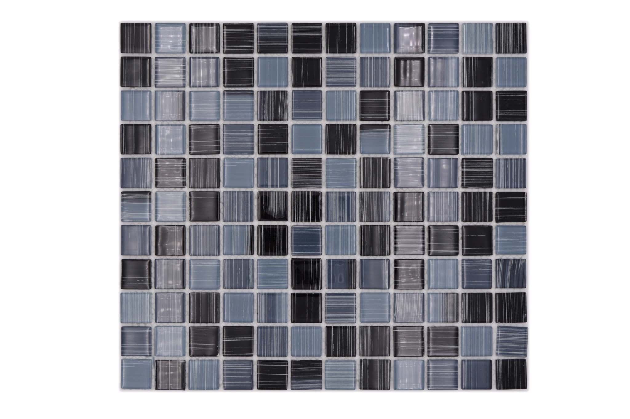 Mosaik Svart Trosa - 005 | 0,099 m²/ark