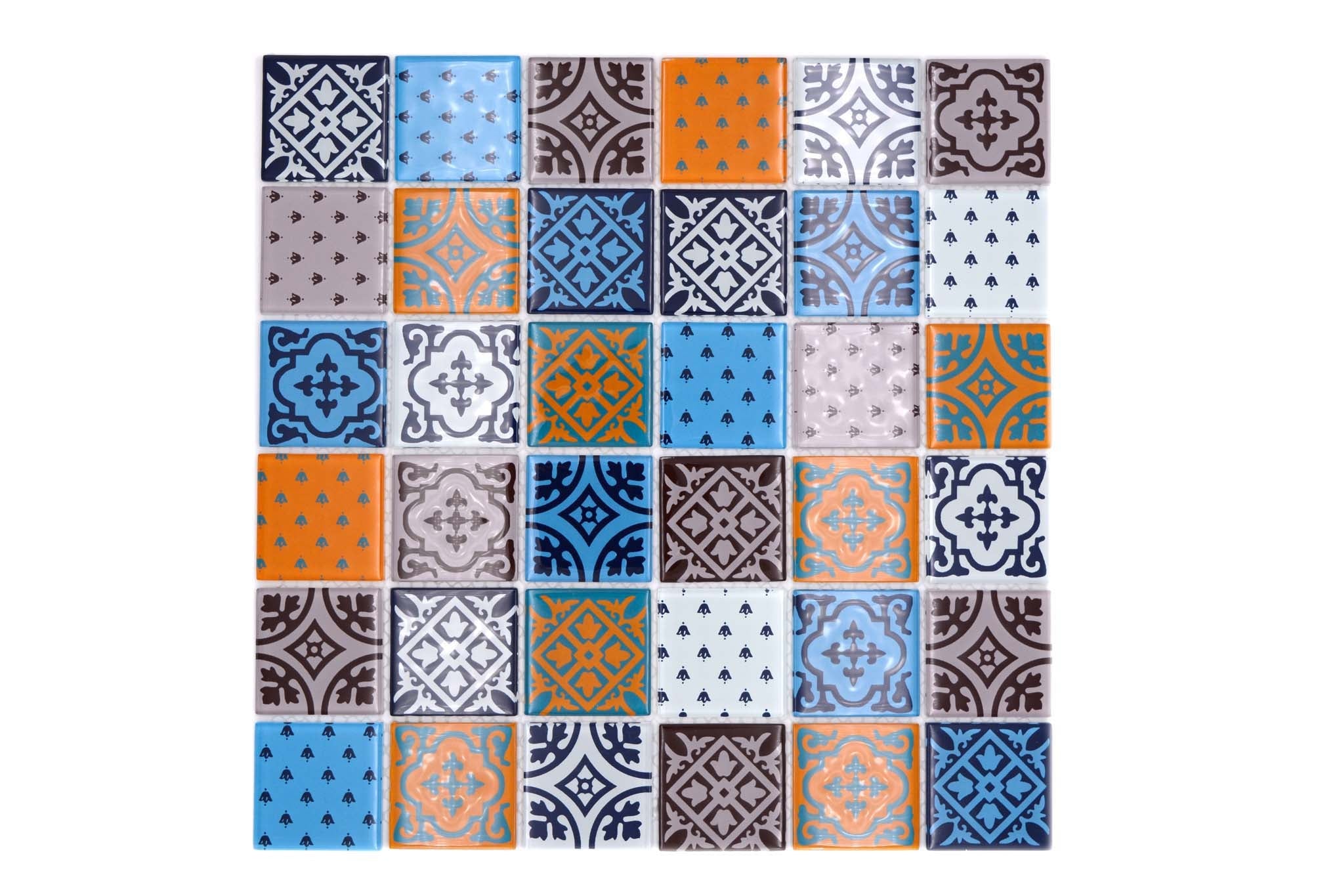 Mosaik Vit Falkenberg - 016 | 0,09 m²/ark