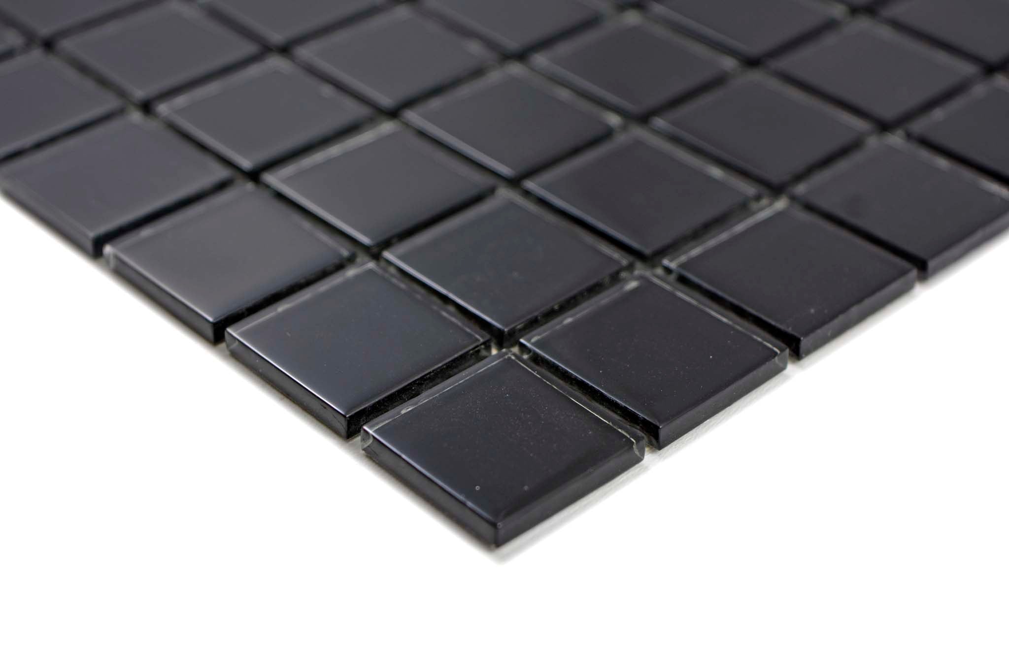 Mosaik Svart Skien - 010 | 0,09 m²/ark