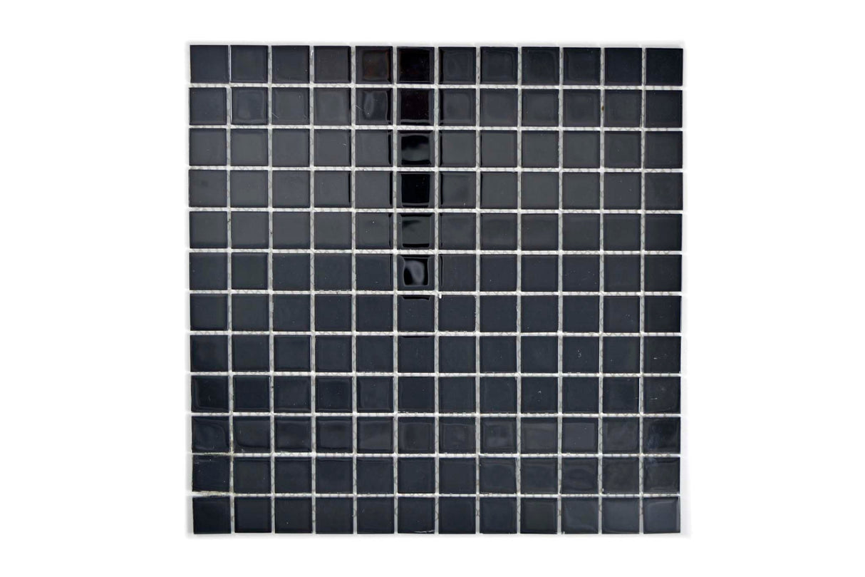 Mosaik Svart Skien - 010 | 0,09 m²/ark