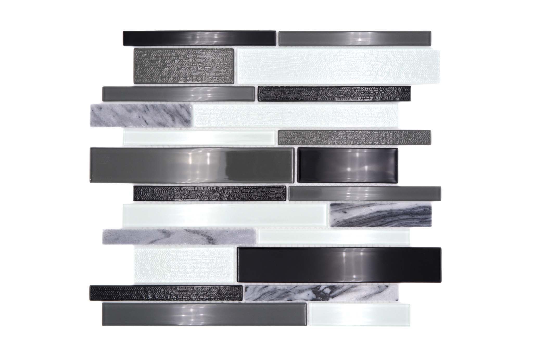 Mosaik Grå Ödeshög - 003 | 0,086 m²/ark