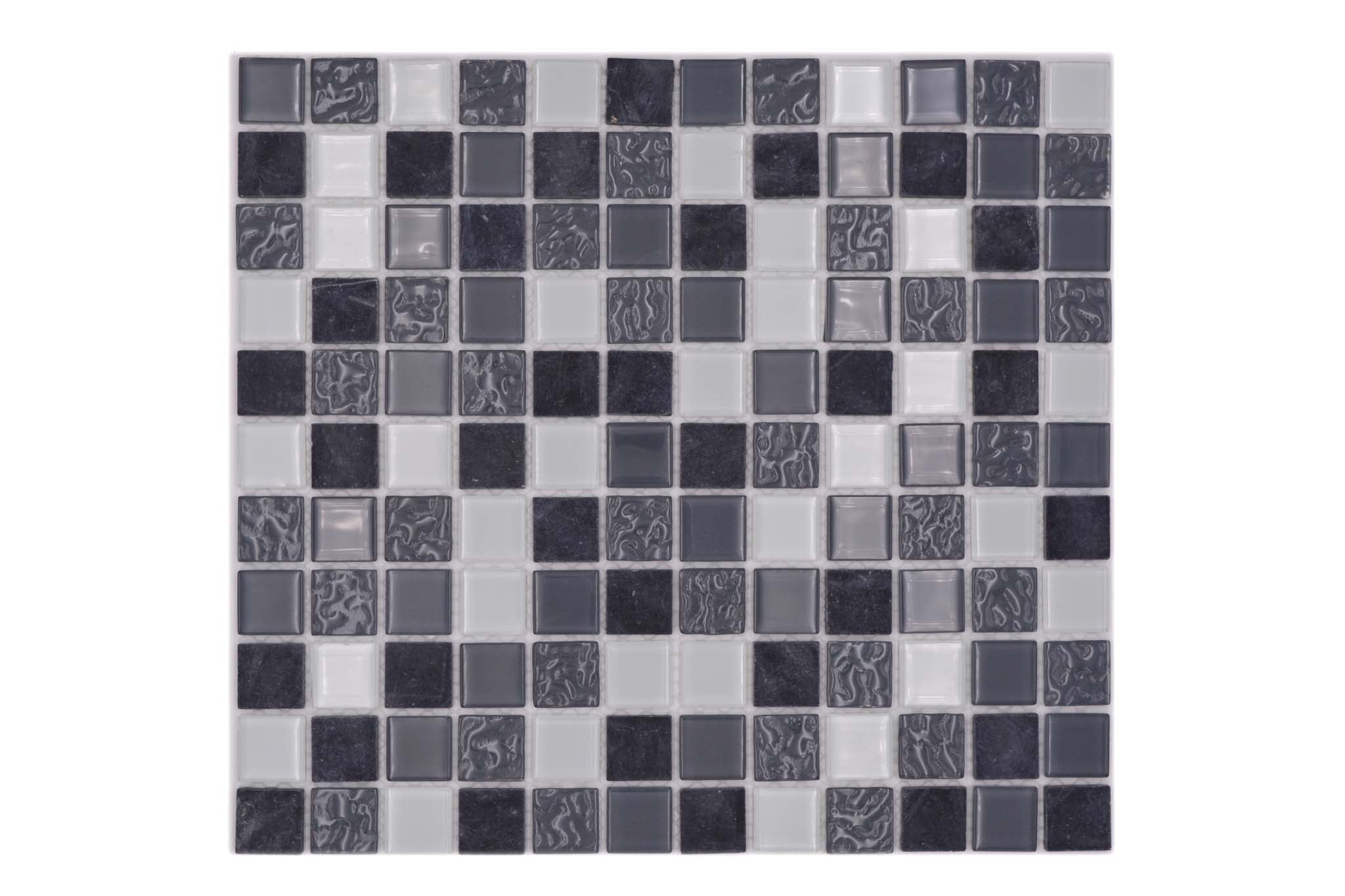 Mosaik Grå Bjärred - 001 | 0,099 m²/ark