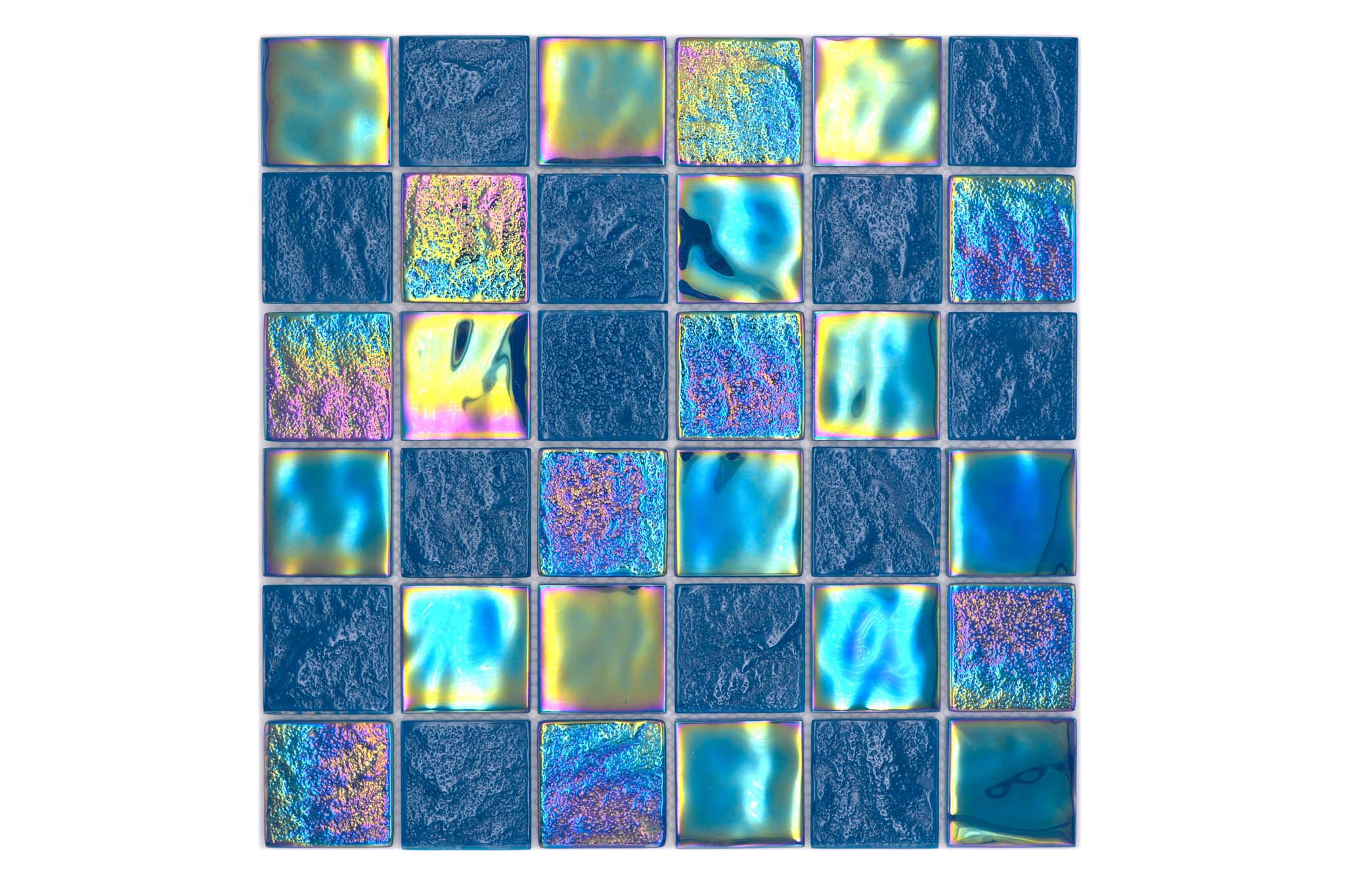 Mosaik Blå Västerås - 006 | 0,089 m²/ark