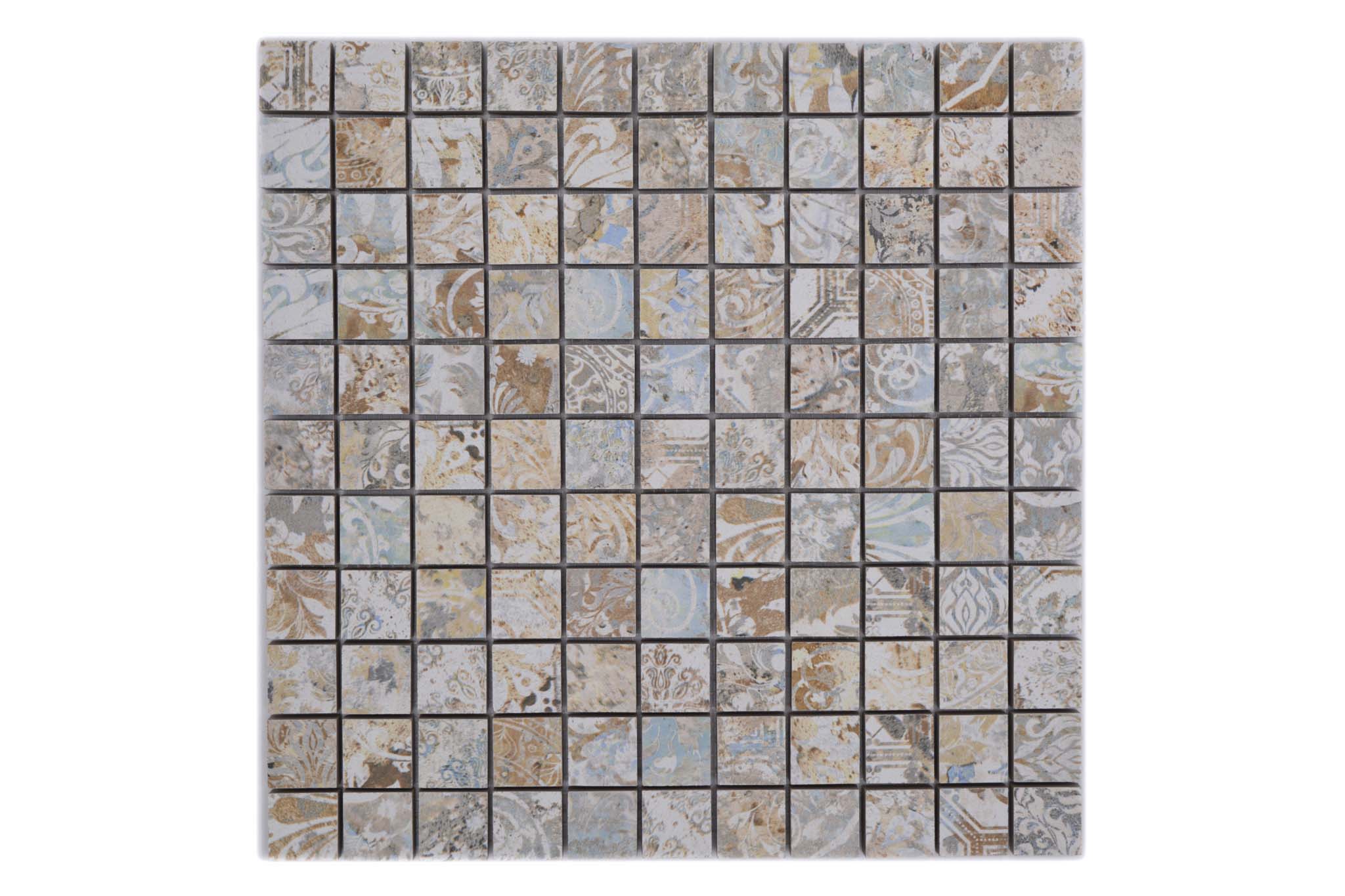 Mosaik Flerfärgad Hässleholm - 005 | 0,087 m²/ark