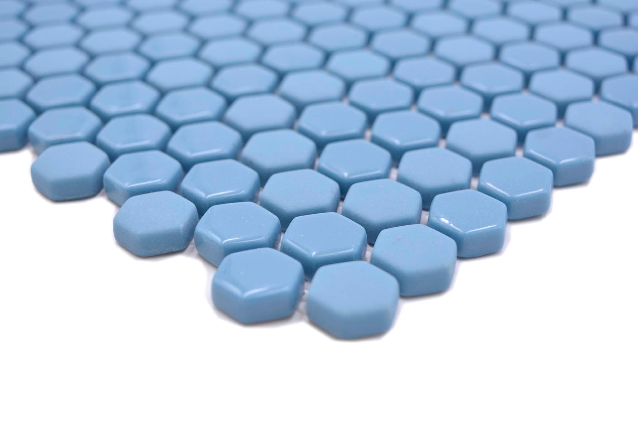 Mosaik Blå Ljungby - 016 | 0,085 m²/ark