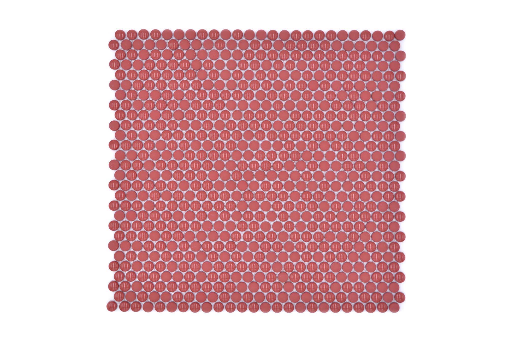 Mosaik Röd Ljungby - 025 | 0,104 m²/ark