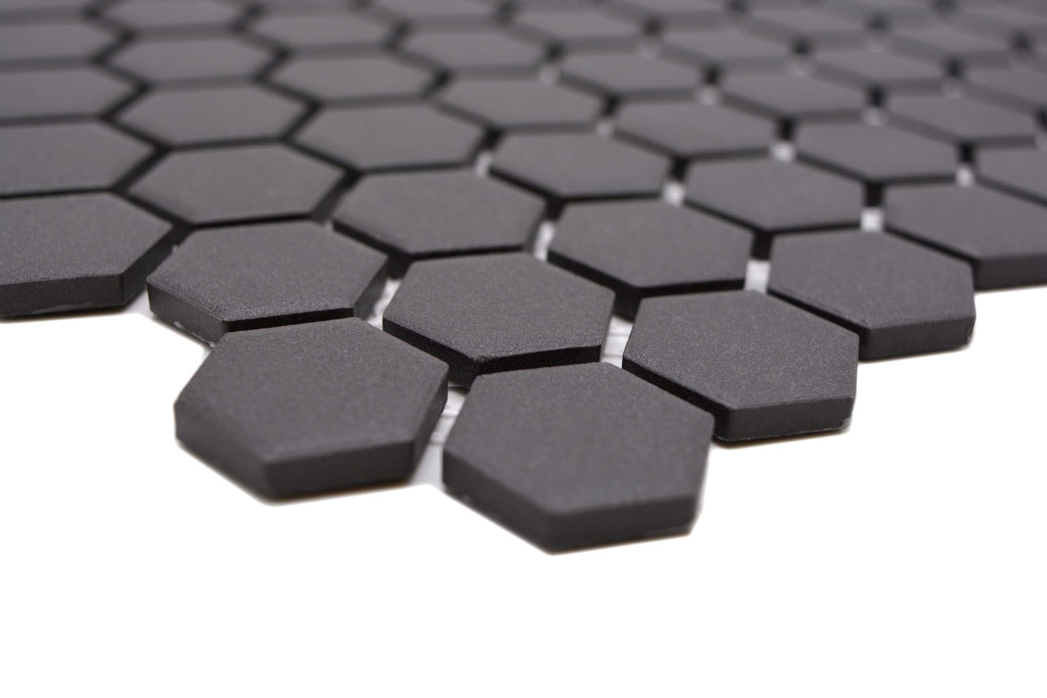 Mosaik Svart Nyköping - 005 | 0,078 m²/ark