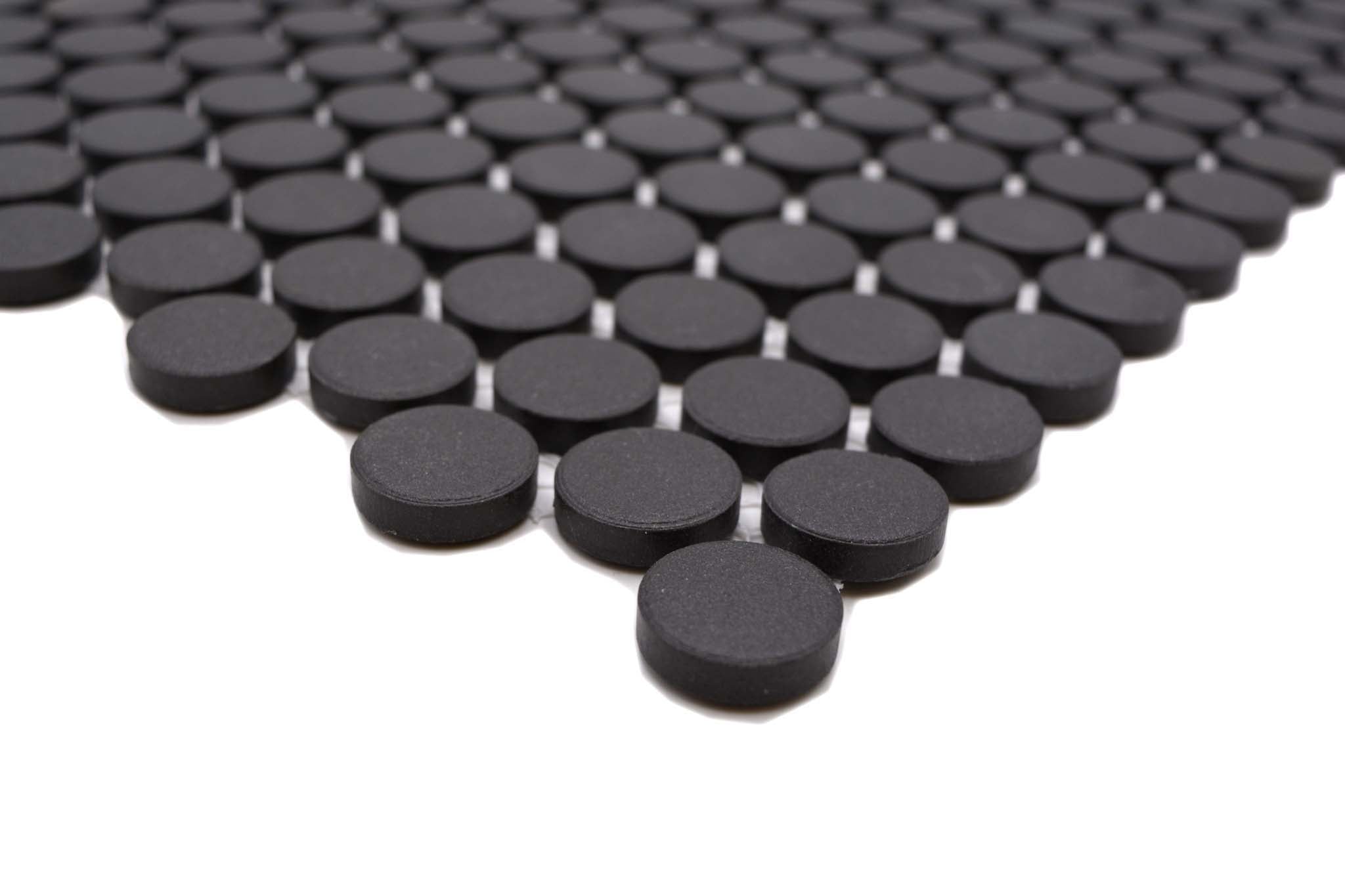 Mosaik Svart Eskilstuna - 003 | 0,093 m²/ark