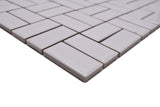 Mosaik Vit Malmö - 078 | 0,089 m²/ark