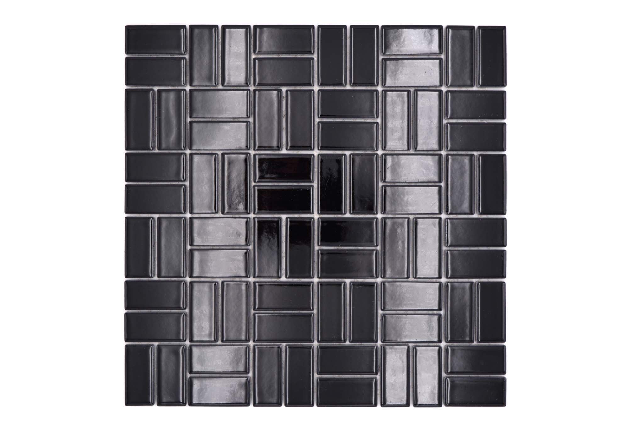 Mosaik Svart Malmö - 079 | 0,089 m²/ark