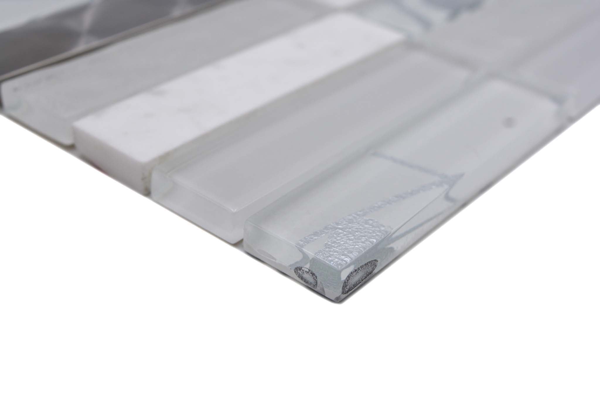 Mosaik Vit Simrishamn - 001 | 0,089 m²/ark