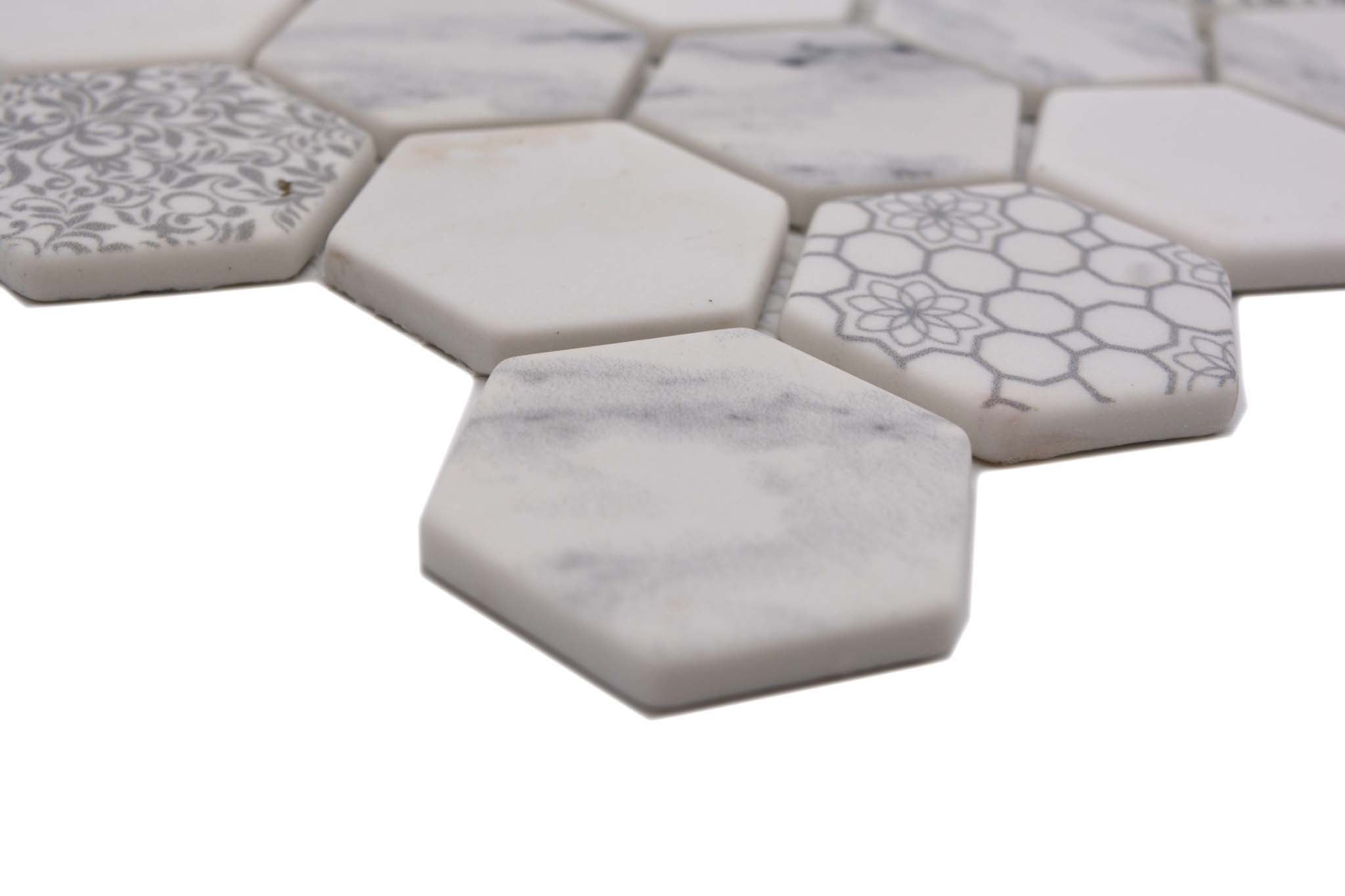 Mosaik Vit Sala - 004 | 0,091 m²/ark