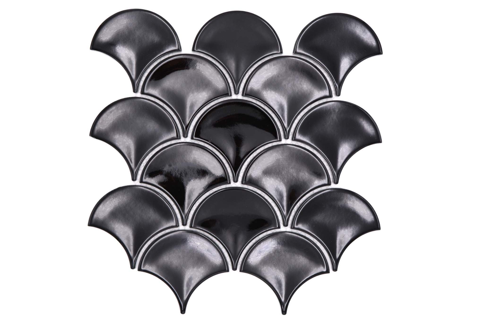 Mosaik Svart Örnsköldsvik - 001 | 0,07 m²/ark