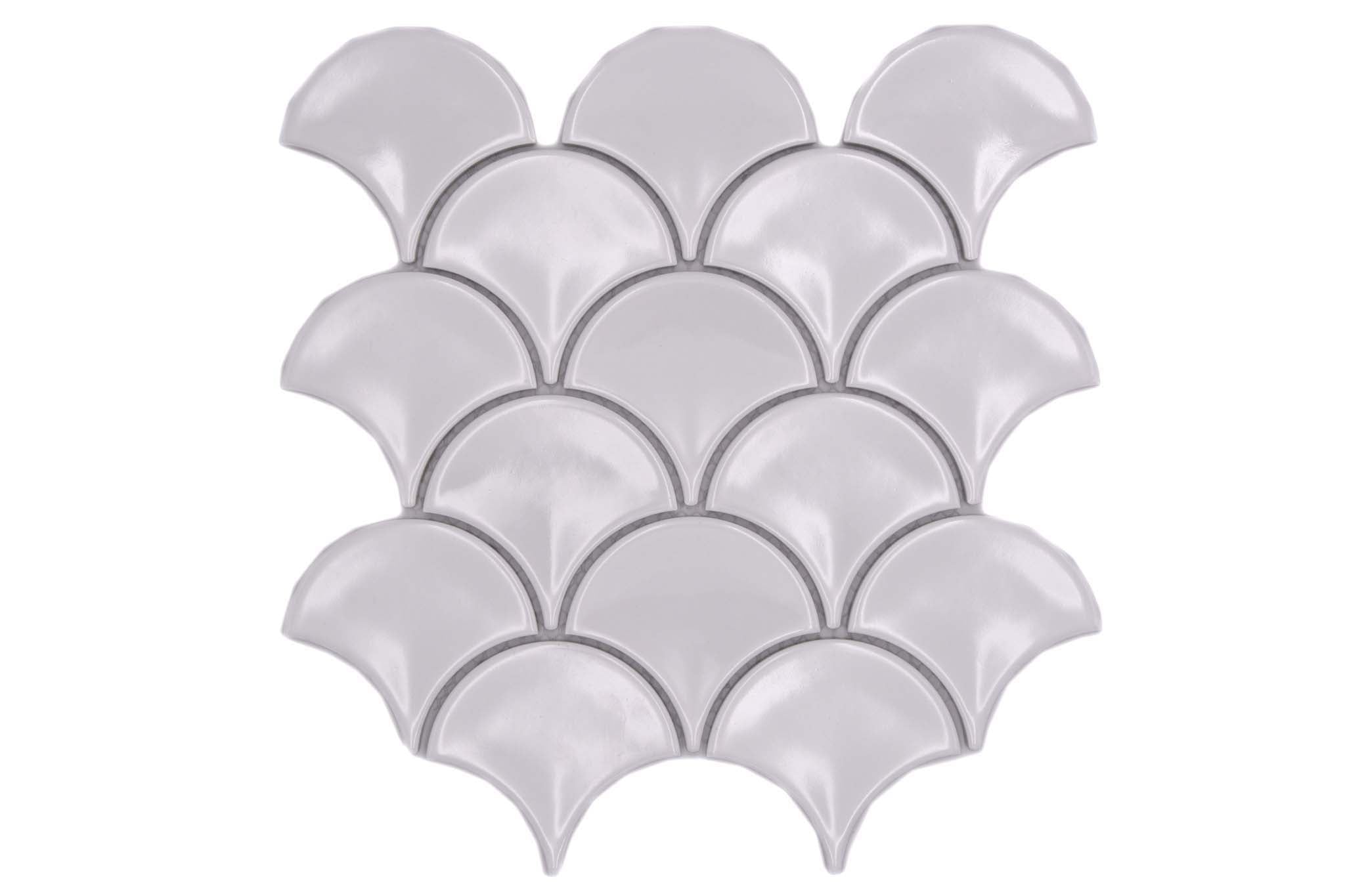 Mosaik Vit Örnsköldsvik - 004 | 0,07 m²/ark