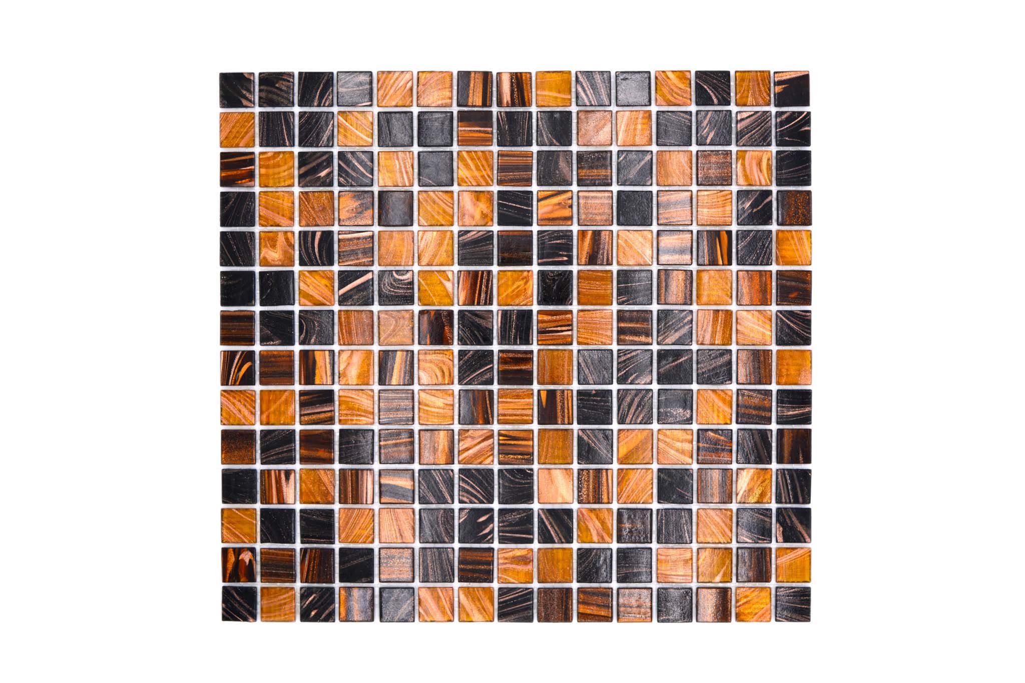 Mosaik Brun Bjuv - 003 | 0,1 m²/ark