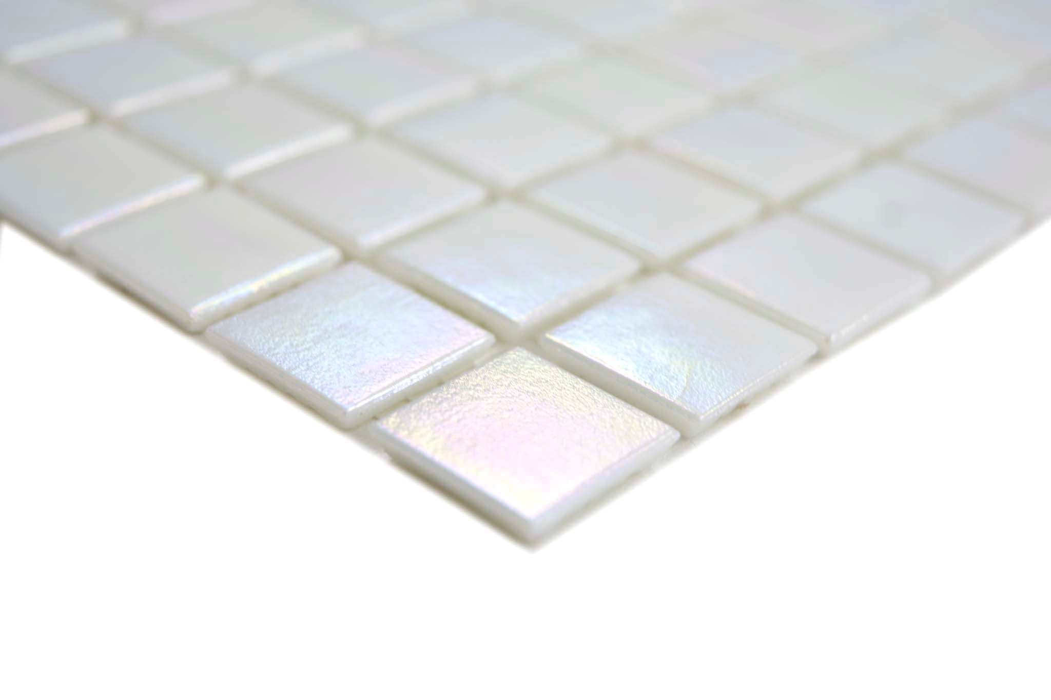 Mosaik Vit Säffle - 001 | 0,093 m²/ark