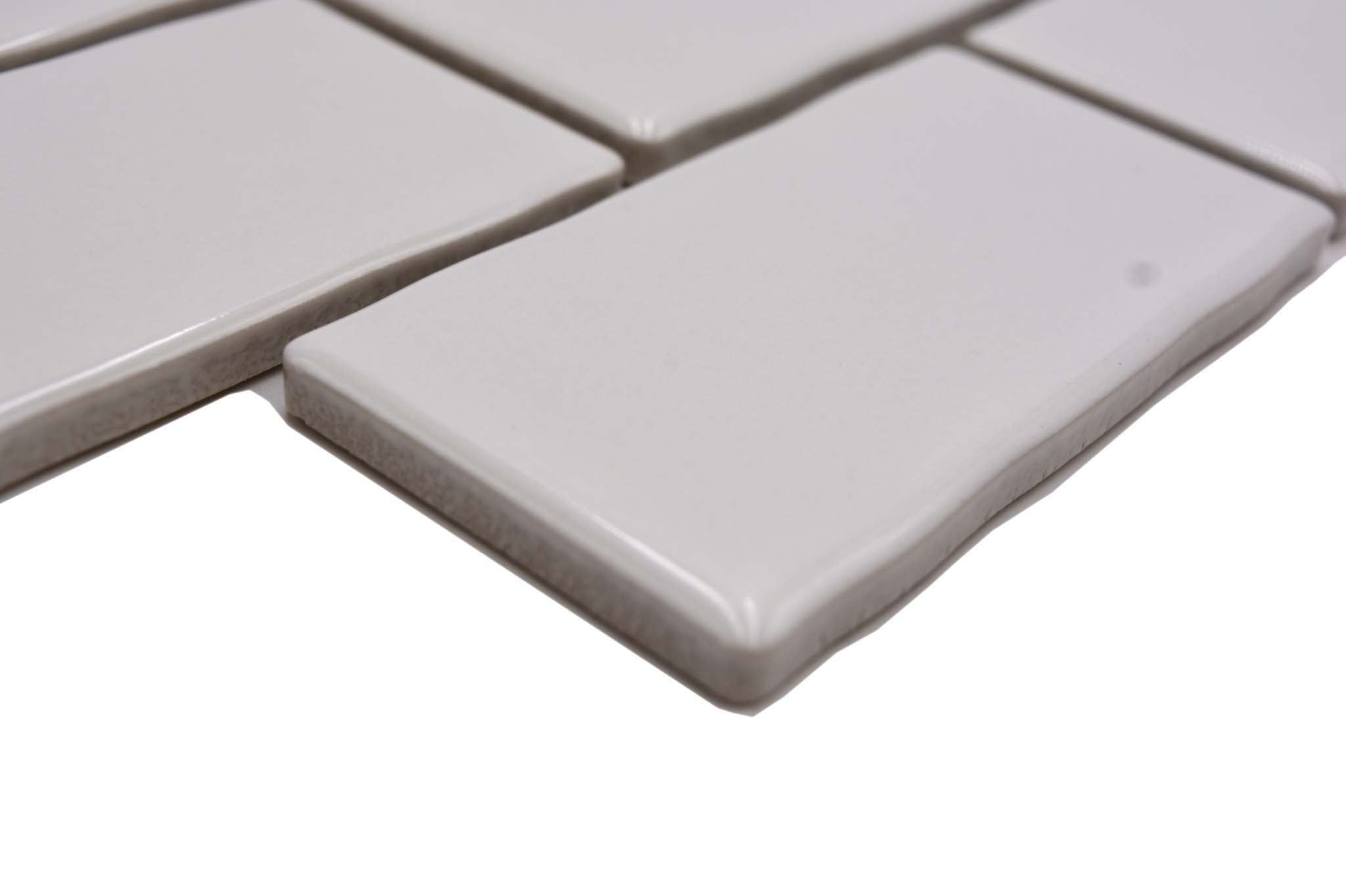 Mosaik Vit Örebro - 006 | 0,082 m²/ark