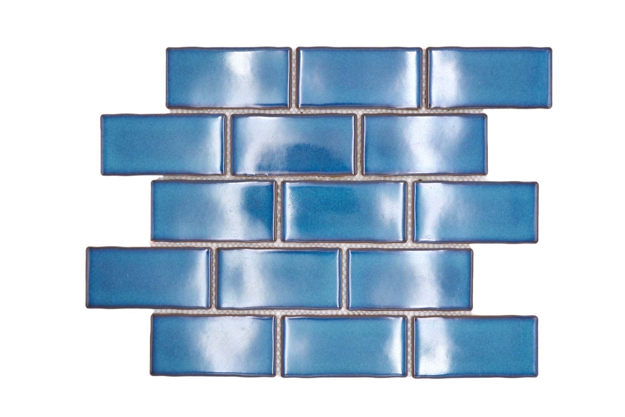 Mosaik Blå Örebro - 009 | 0,082 m²/ark