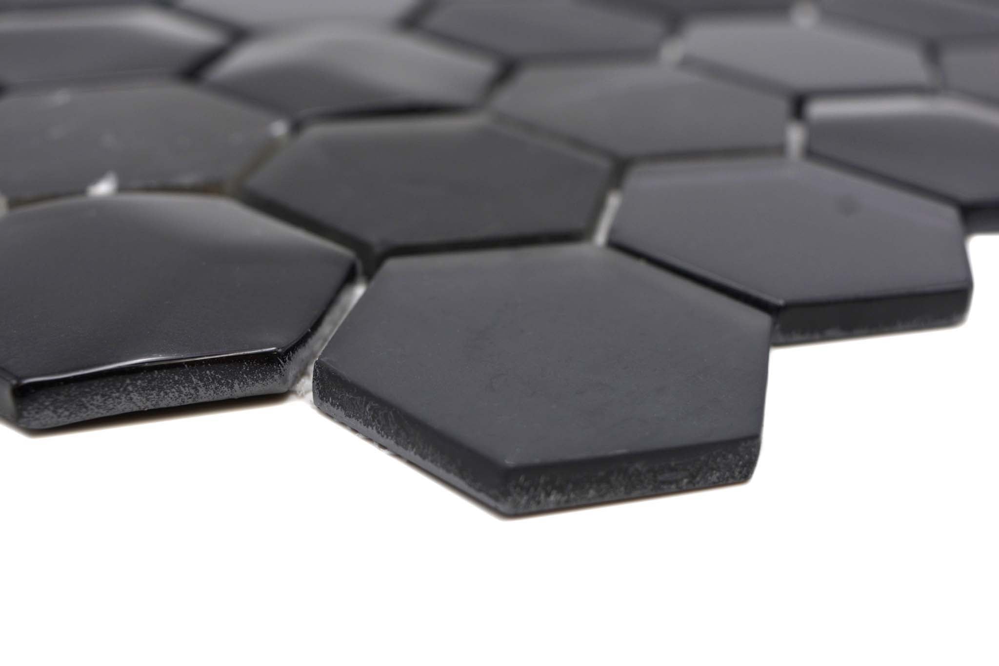 Mosaik Svart Nyköping - 048 | 0,078 m²/ark