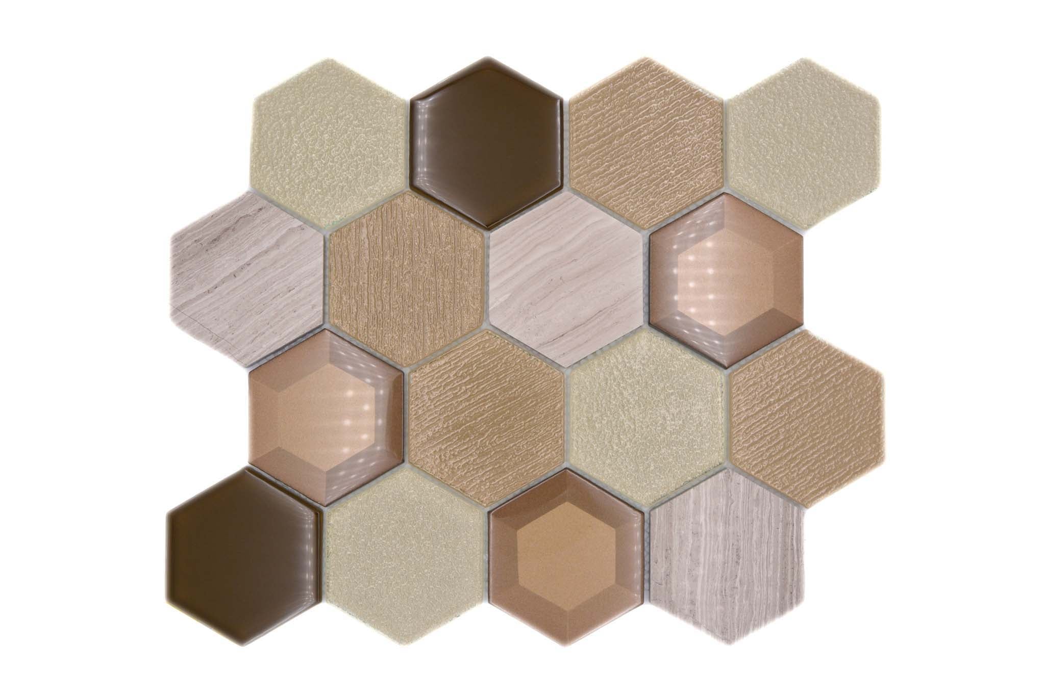 Mosaik Beige Nyköping - 051 | 0,081 m²/ark