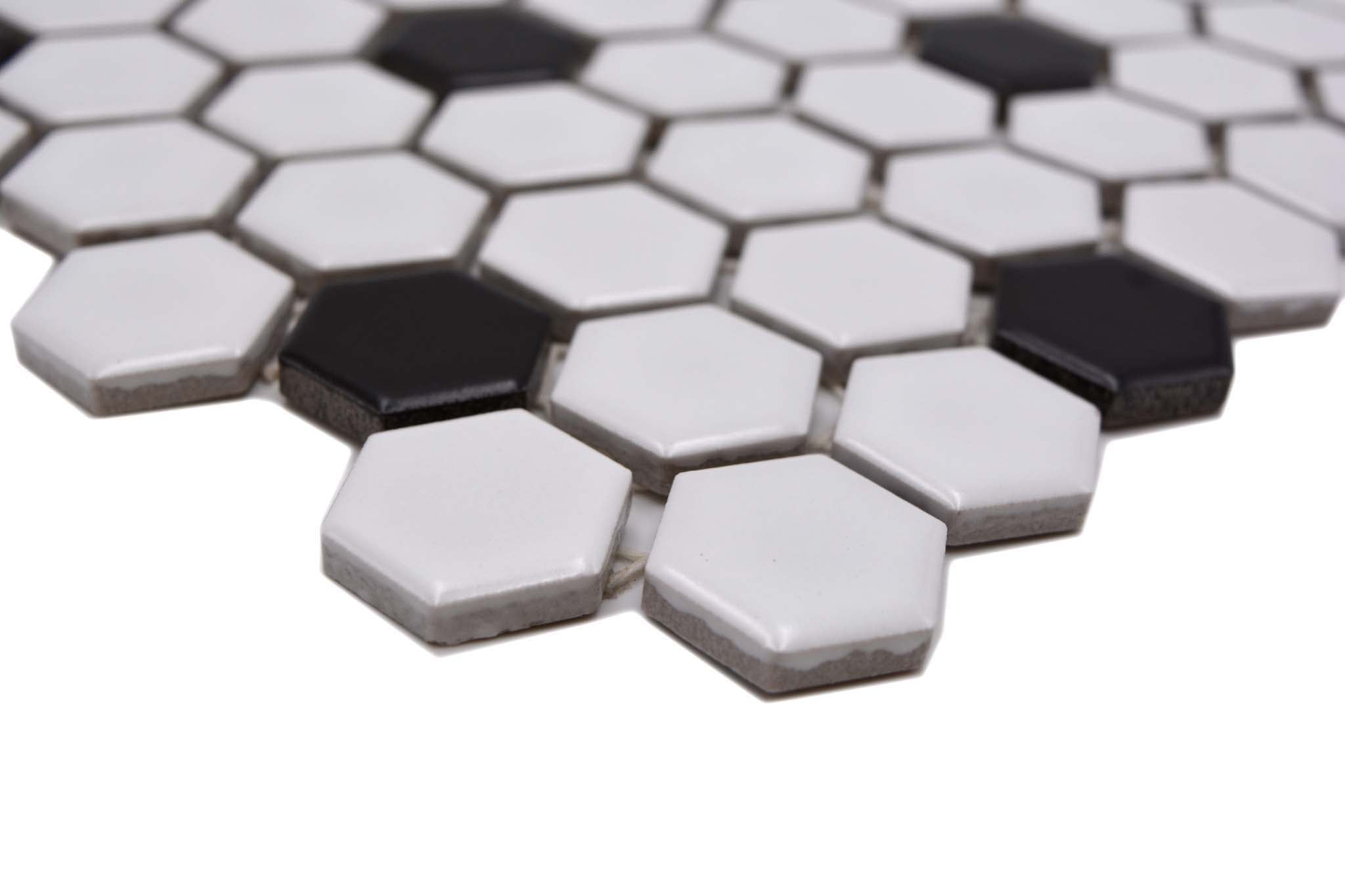 Mosaik Vit Nyköping - 017 | 0,078 m²/ark