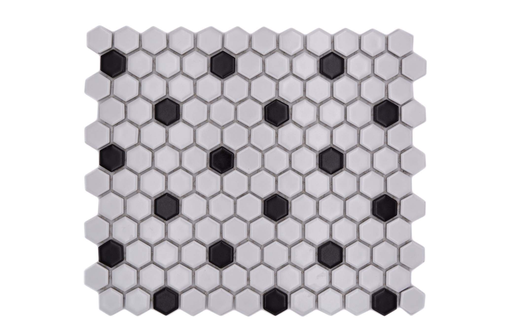 Mosaik Vit Nyköping - 017 | 0,078 m²/ark