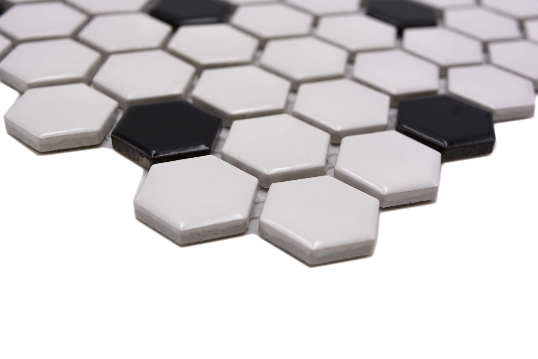 Mosaik Vit Nyköping - 018 | 0,078 m²/ark