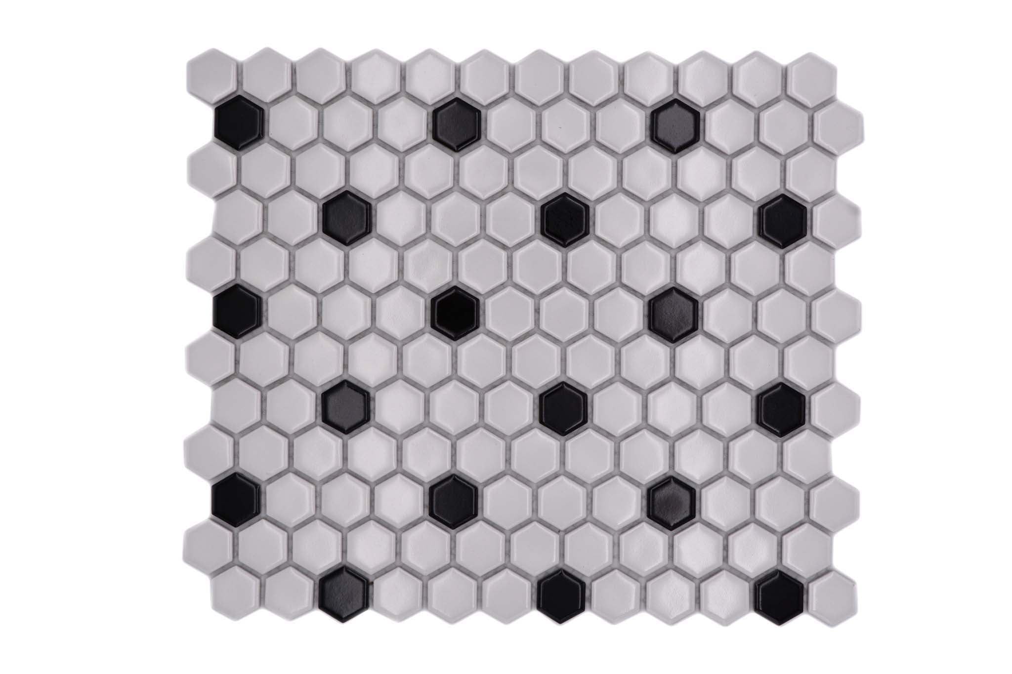 Mosaik Vit Nyköping - 018 | 0,078 m²/ark