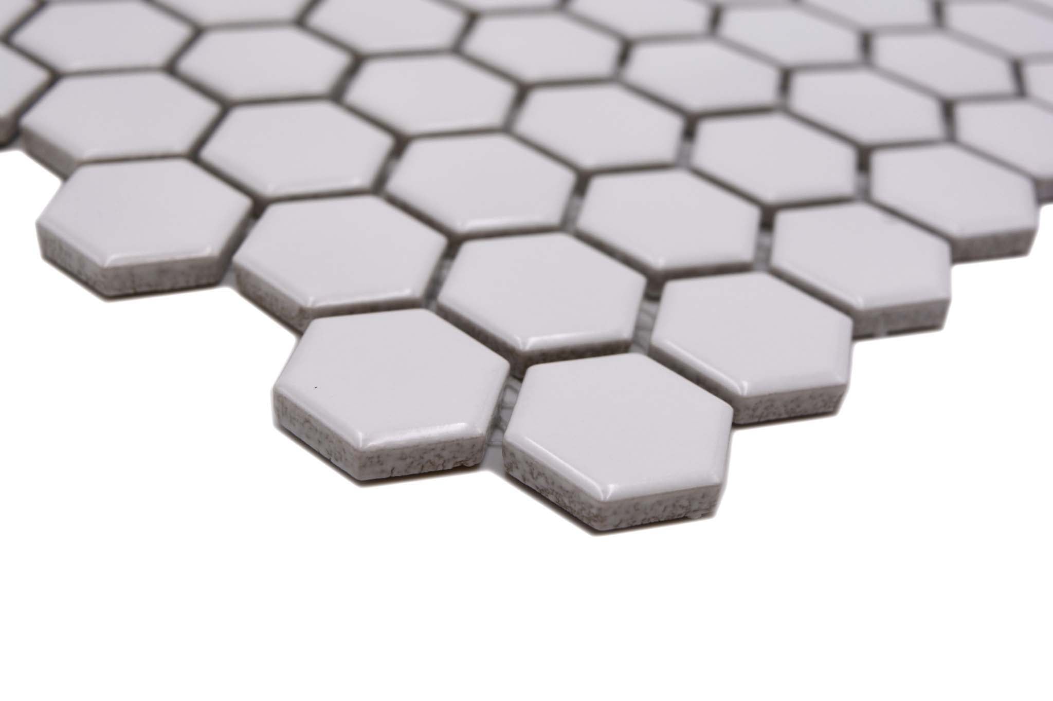 Mosaik Vit Nyköping - 019 | 0,078 m²/ark