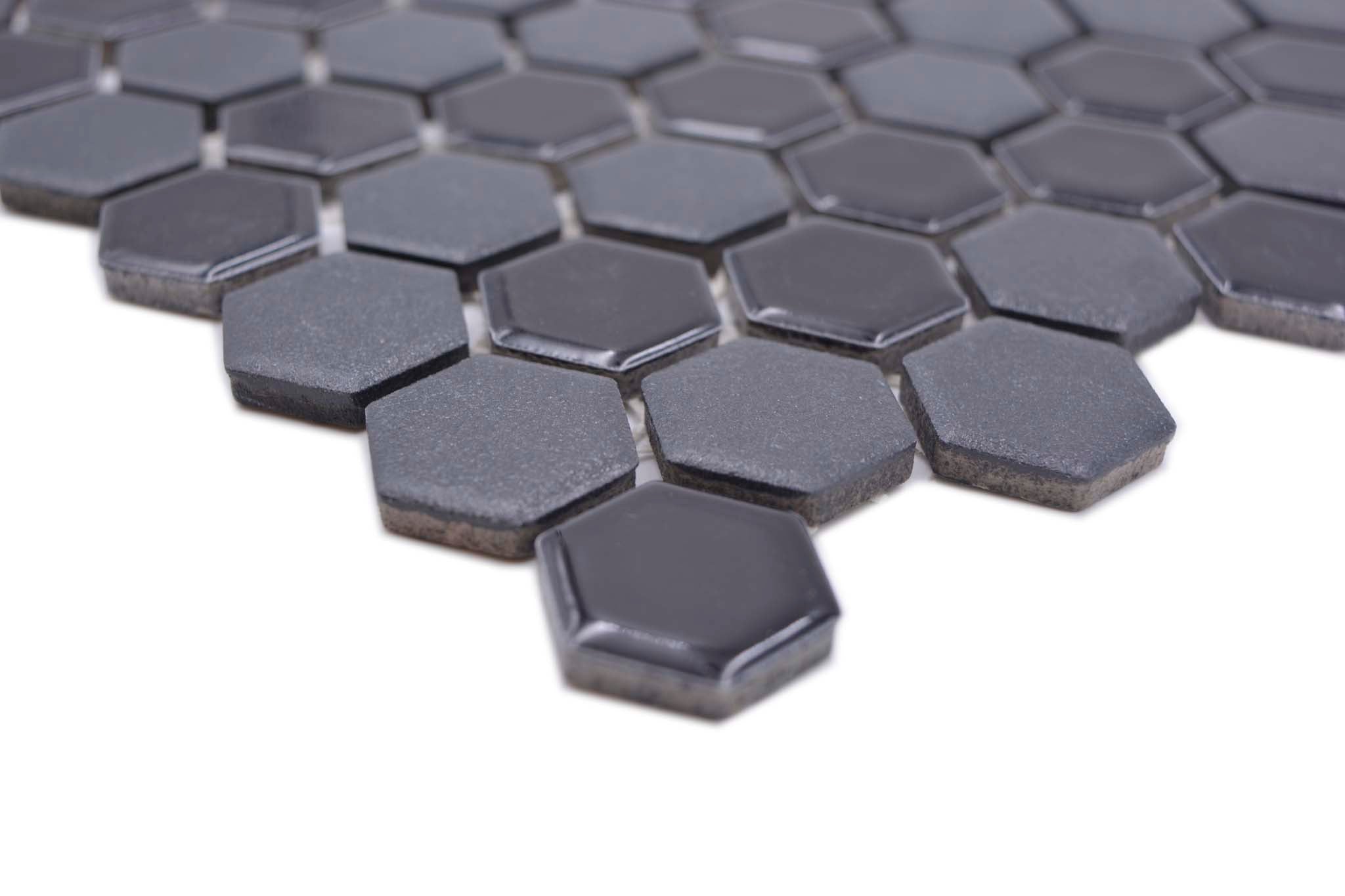 Mosaik Svart Nyköping - 022 | 0,078 m²/ark