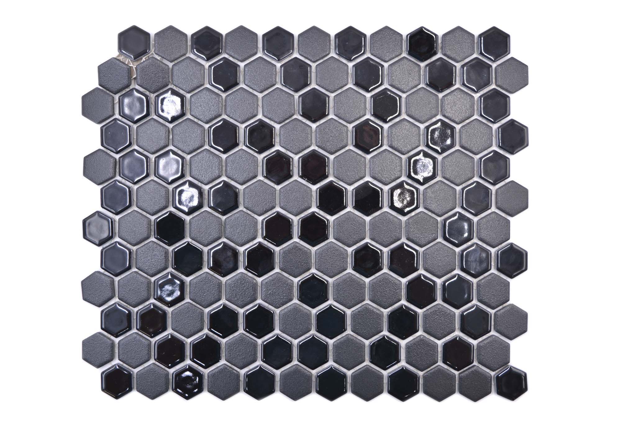 Mosaik Svart Nyköping - 022 | 0,078 m²/ark