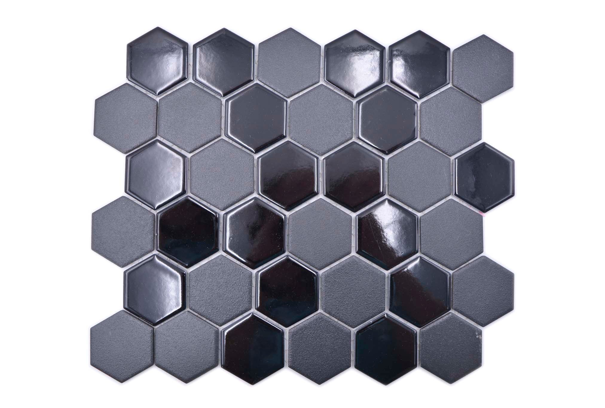 Mosaik Svart Nyköping - 027 | 0,092 m²/ark