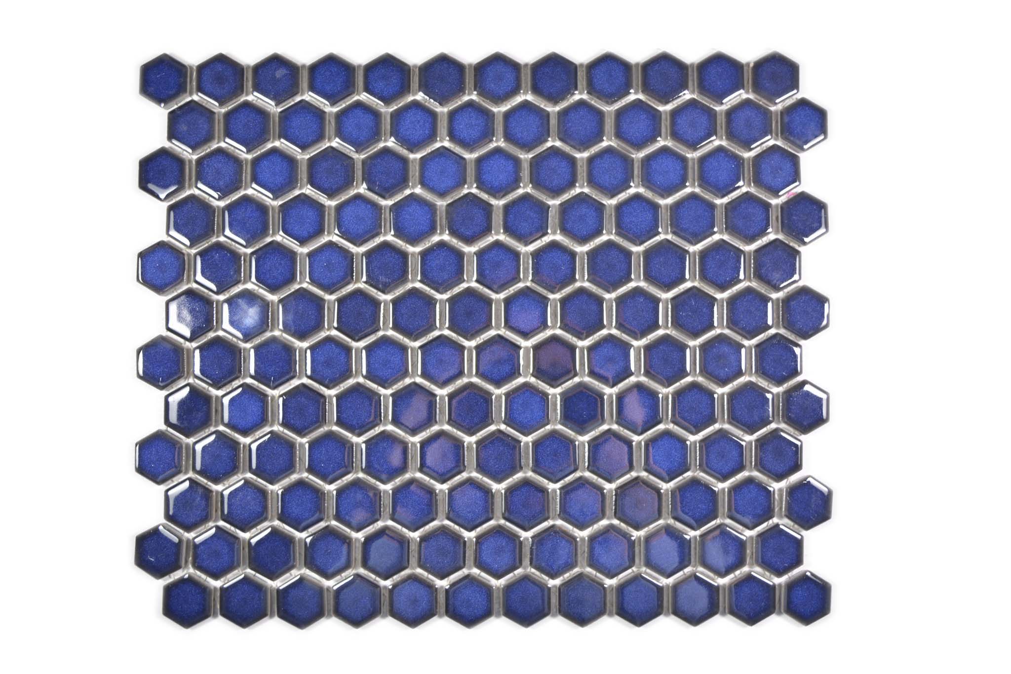 Mosaik Blå Nyköping - 037 | 0,078 m²/ark