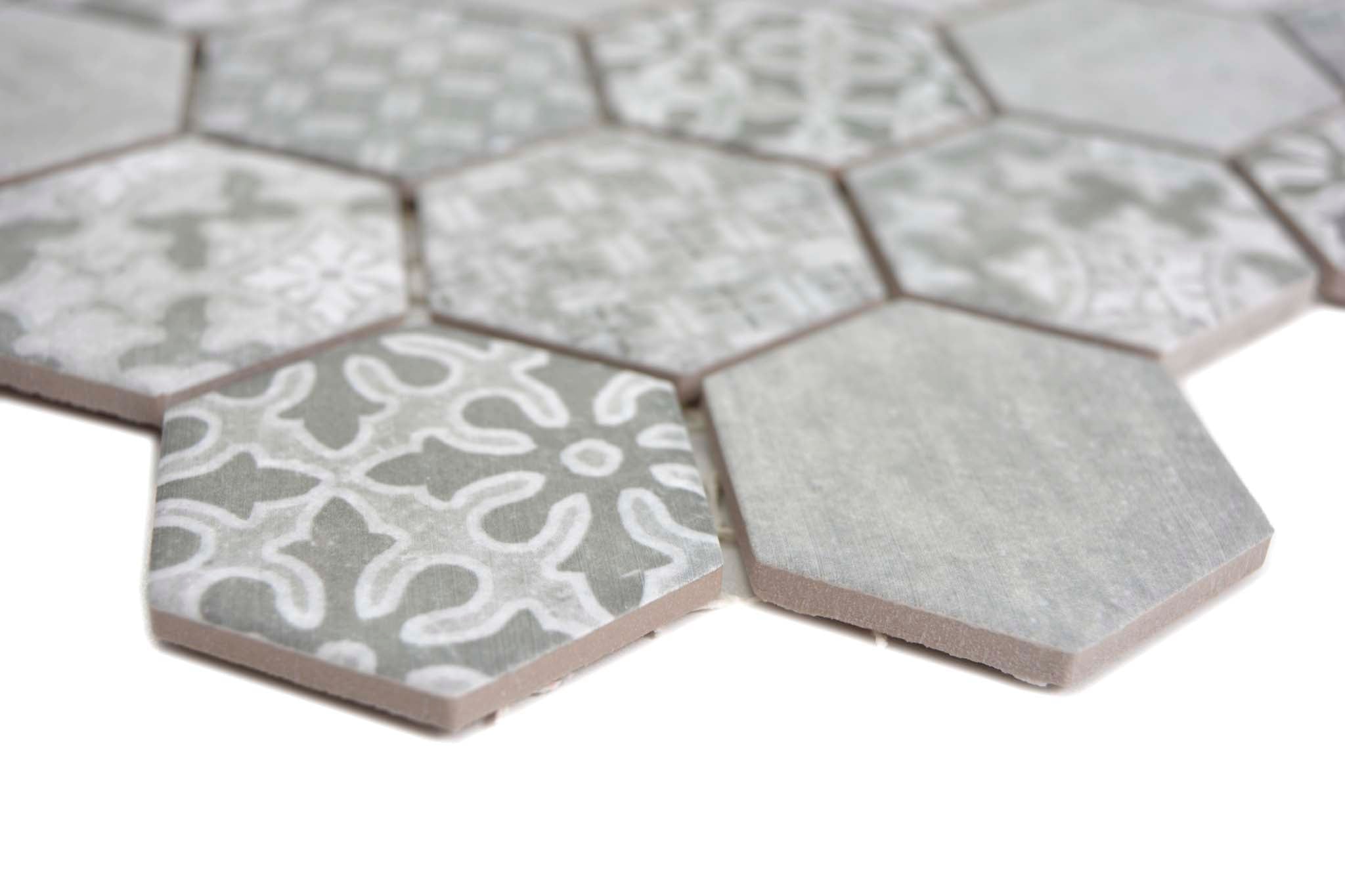 Mosaik Grå Bollnäs - 003 | 0,092 m²/ark