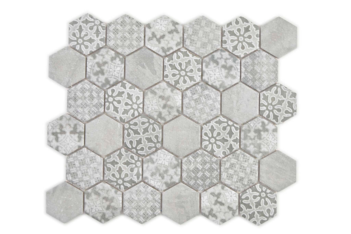 Mosaik Grå Bollnäs - 003 | 0,092 m²/ark
