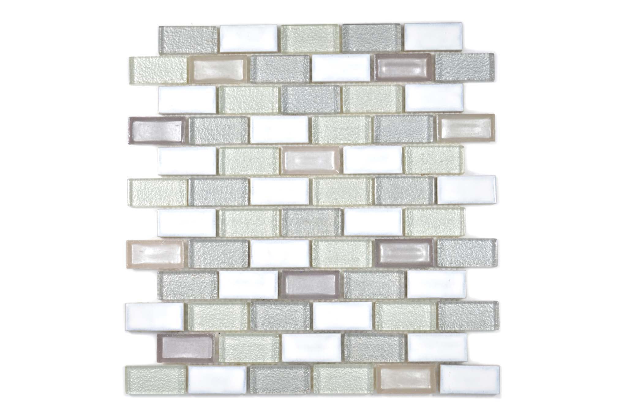 Mosaik Vit Kungsbacka - 003 | 0,09 m²/ark